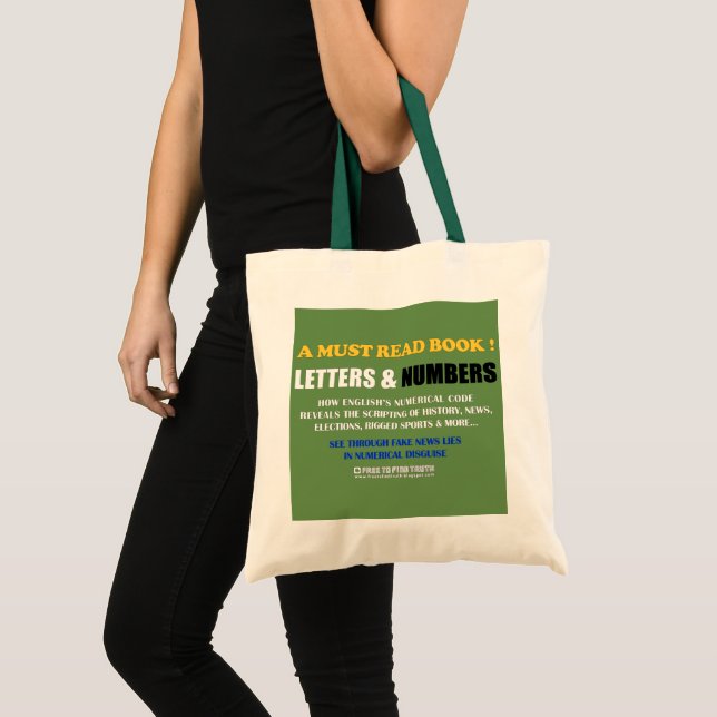 Letters & Numbers book promotional tote bag (Front (Product))