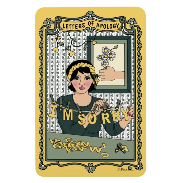 Letters of Apology_C_4x6 Refrigerator Magnet (Vertical)