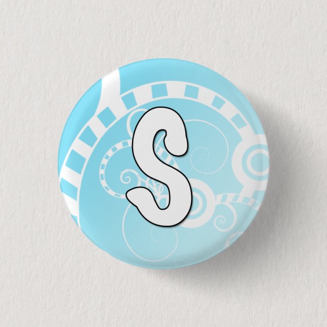 Letters of the Alphabet Buttons - S (Front)