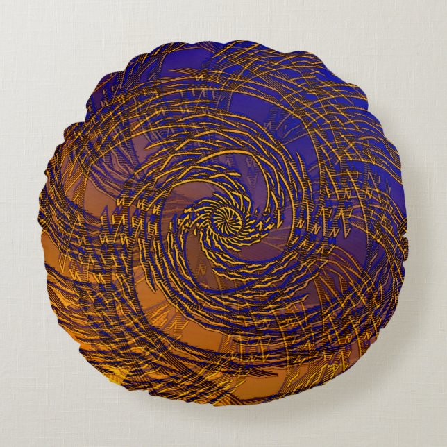 Letters...... Round Cushion (Front)