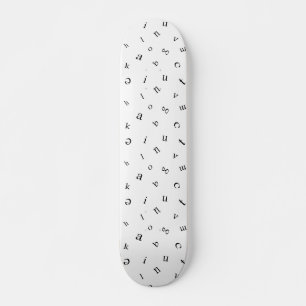 Letters Skateboard