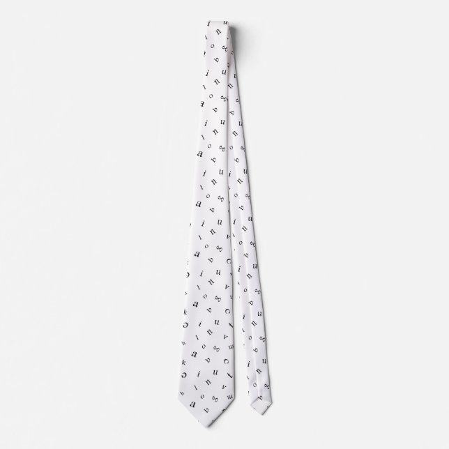 Letters Tie (Front)