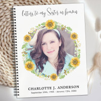 Letters To Heaven Custom Photo Sister Floral Grief