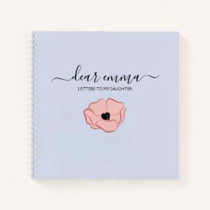 Letters To My Daughter Cute Keepsake Memory Notebook