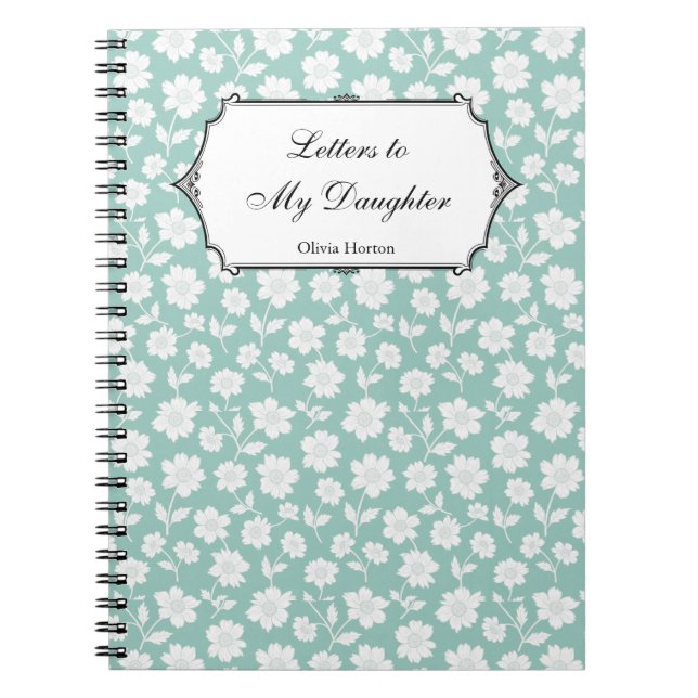 Letters To My Daughter Journal Unique Baby Shower  (Front)