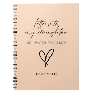 Letters to My Daughter Modern Scripts Notebook