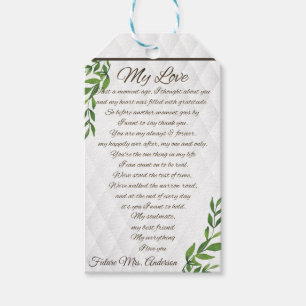 Letters to my Future Husband Gift Tags