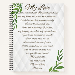 Letters to my Future Husband Notebook