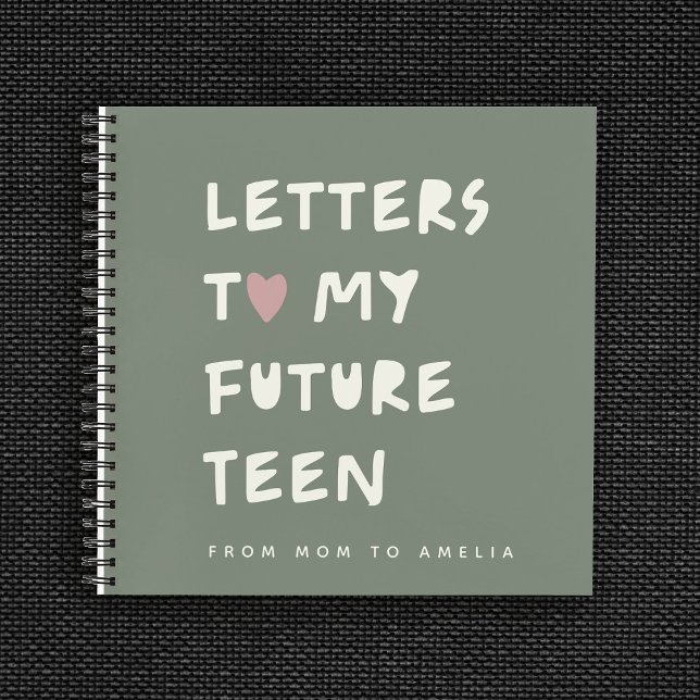 Letters to My Future Teen – Personalised Keepsake  Notebook (Creator Uploaded)