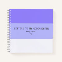 Letters to My Goddaughter Keepsake Journal