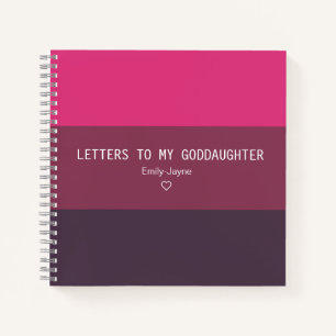Letters to My Goddaughter Keepsake Journal