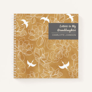 Letters to My Granddaughter Japanese Keepsake Notebook