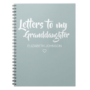 Letters to My Granddaughter Keepsake Journal