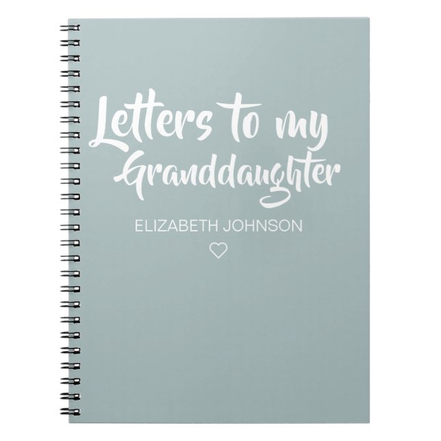 Letters to My Granddaughter Keepsake Journal (Front)
