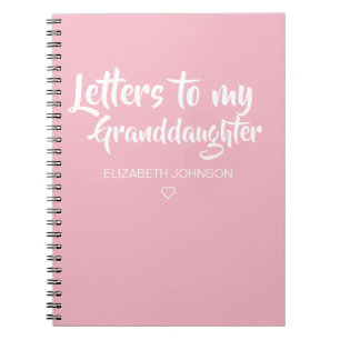 Letters to My Granddaughter Keepsake Journal