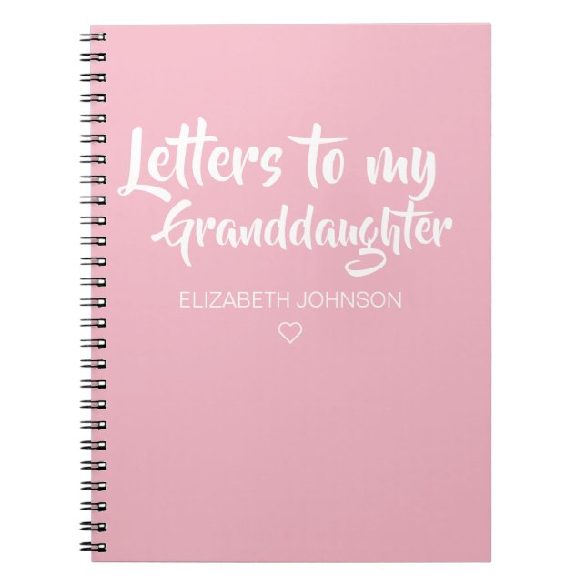 Letters to My Granddaughter Keepsake Journal (Front)