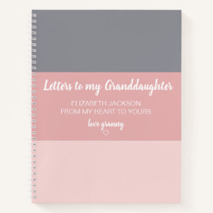 Letters to My Granddaughter Memory Book