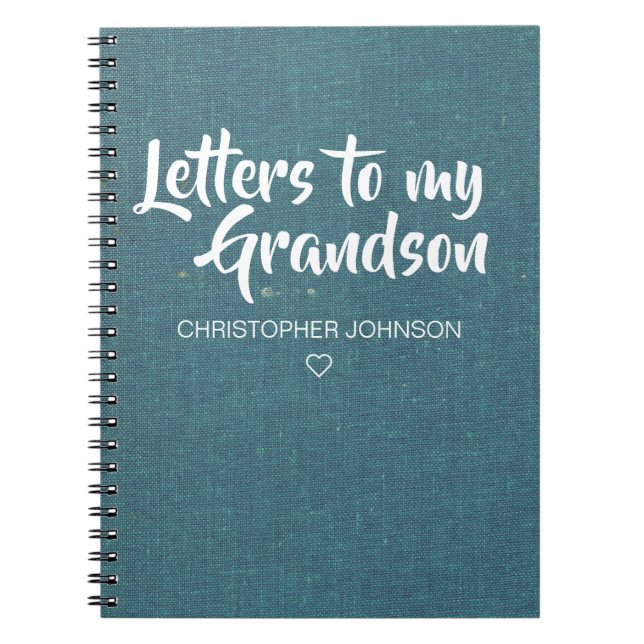 Letters to My Grandson Keepsake Journal (Front)