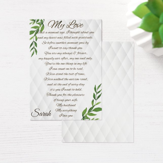 Letters to my Husband (Desk)