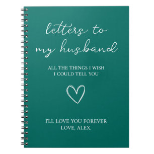 Letters to my Husband Notebook