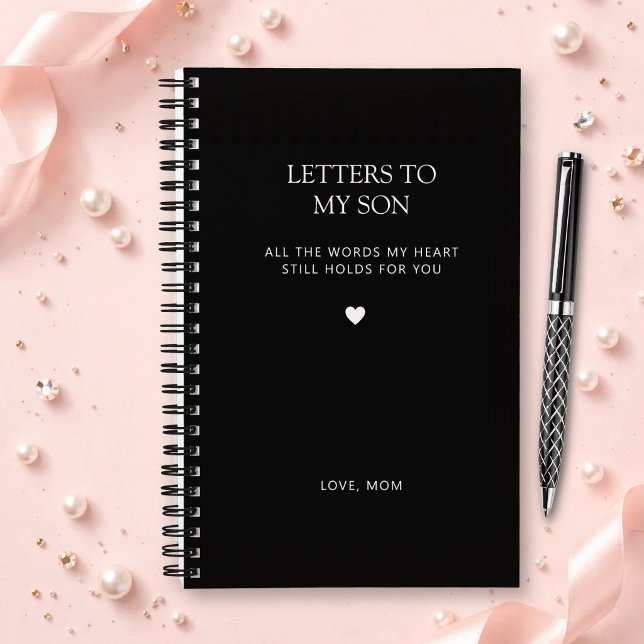 Letters to My Son Grief Journal in Black (Creator Uploaded)