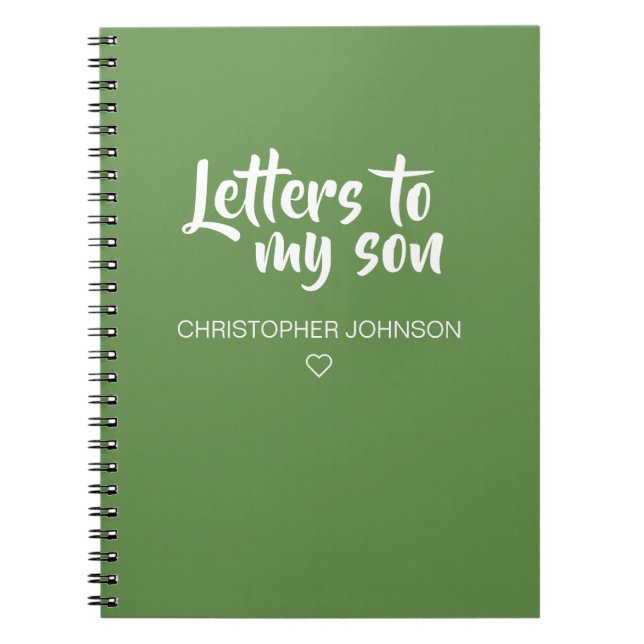 Letters to My Son Journal (Front)