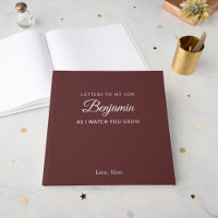 Letters To My Son Personalised Keepsake Journal