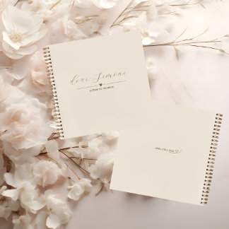 Letters to the Bride Guest Book | Light Neutral