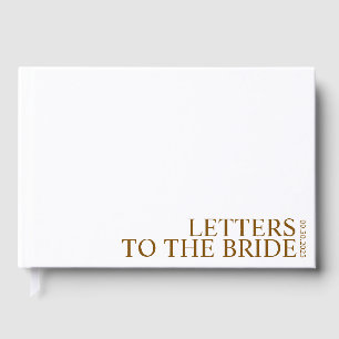 Letters to the Bride Guest Book Personalised Album
