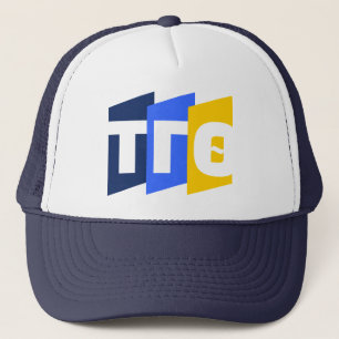 Letters Trucker Hat - Navy w/ 55th Logo Letters