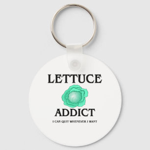 Lettuce Addict Key Ring