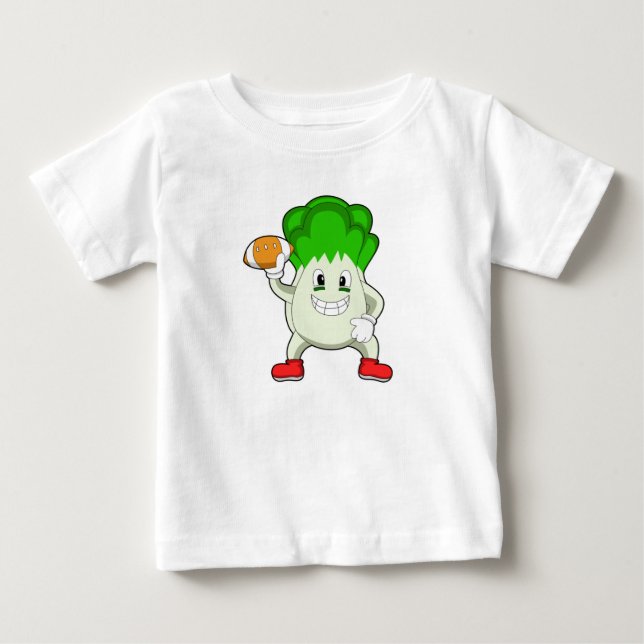 Lettuce at Football Sports Baby T-Shirt (Front)