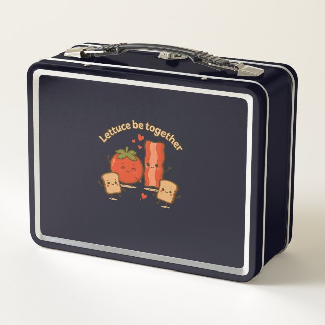 Lettuce Be Together” Lunchbox – Cute & Quirky (Back)