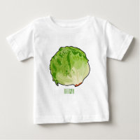 Lettuce cartoon illustration