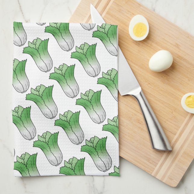 Lettuce Tea Towel (Quarter Fold)