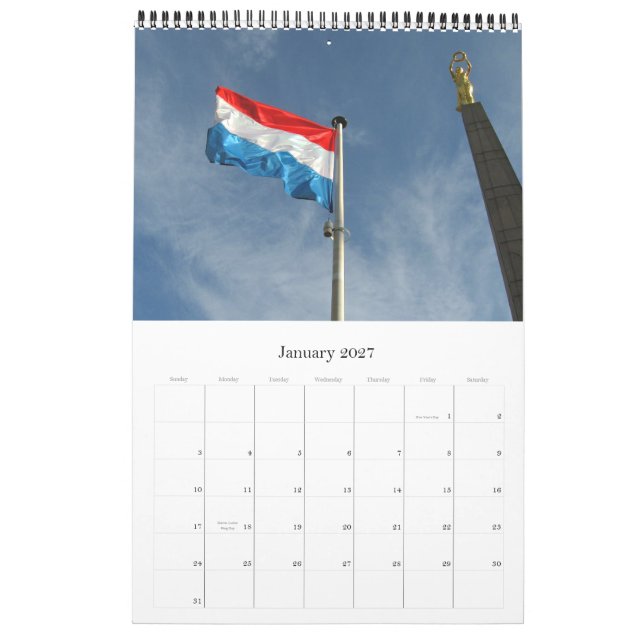 Lëtzebuerg 2014 calendar (Jan 2027)