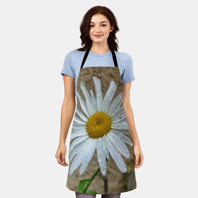 Leucanthemum Bloom All Over Print Apron (Worn)