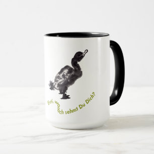 Leuchtend Tasse mit einer Ente Mug