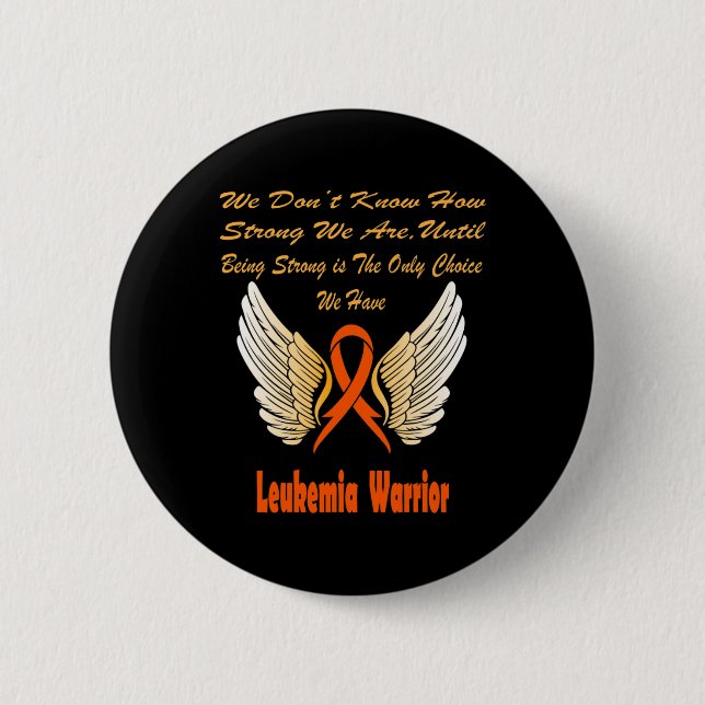 Leukaemia Awareness 2 6 Cm Round Badge (Front)