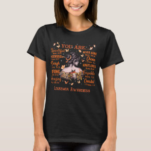 Leukaemia Awareness Bible Verses & Butterflies T-Shirt