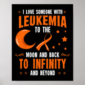 Leukaemia Awareness Blood Cancer Bone Marrow Gift Poster