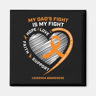 Leukaemia Awareness Dad Men Women Gifts Leukaemia Magnet
