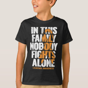 Leukaemia Awareness Family Support Leukaemia Awar T-Shirt