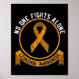 Leukaemia Awareness Fight The Stigma Blood Cancer  Poster