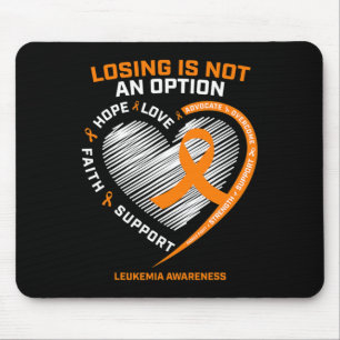 Leukaemia Awareness Fighter Gifts Men Women Kids L Mouse Pad
