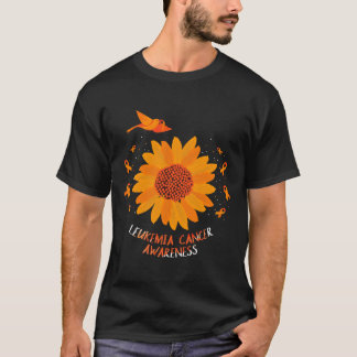 Leukaemia Awareness Flowers Gift Leukaemia  T-Shirt