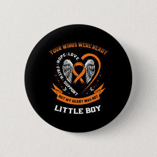 Leukaemia Awareness Little Boy Childhood Cancer So 6 Cm Round Badge