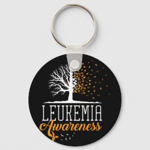 Leukaemia Awareness Month Butterfly Tree Blood Can Key Ring
