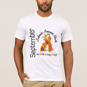 Leukaemia Awareness Month Flower Ribbon 1 T-Shirt