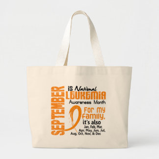 Leukaemia Awareness Month Large Tote Bag